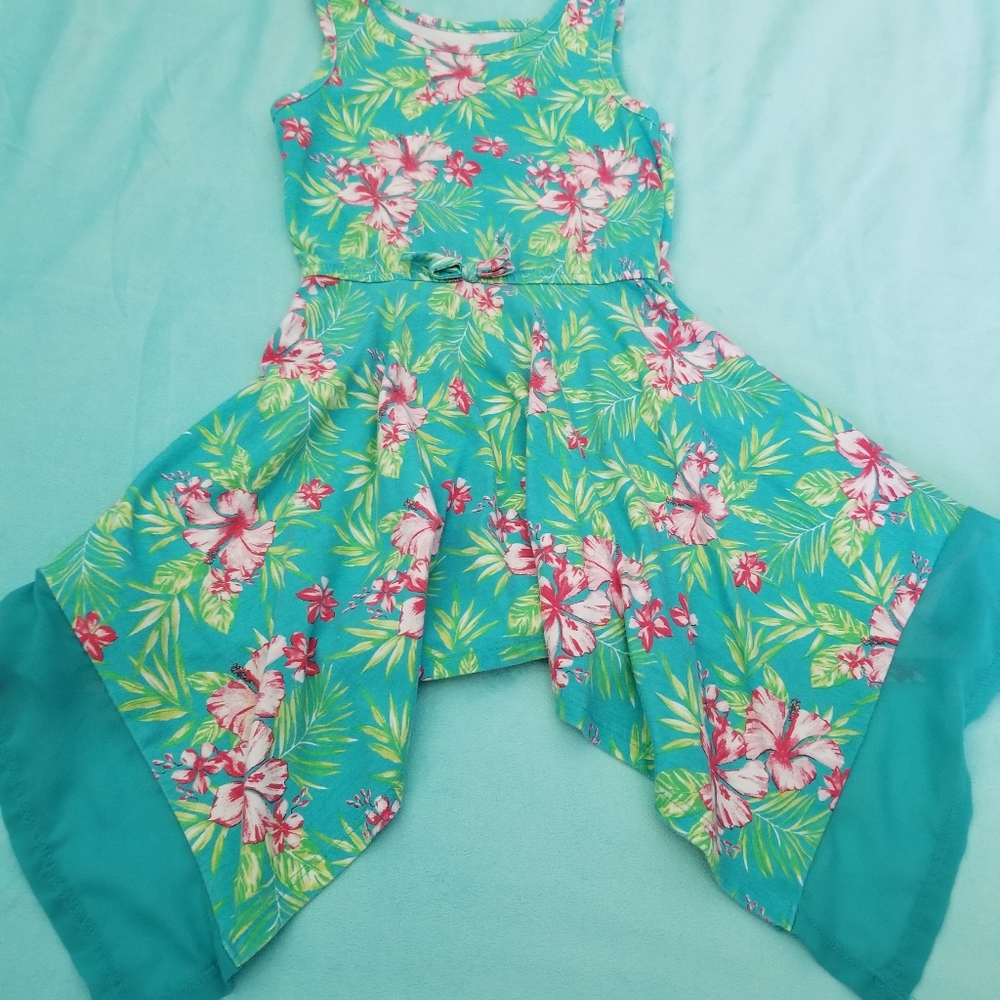 Floral Knit Tank Dress